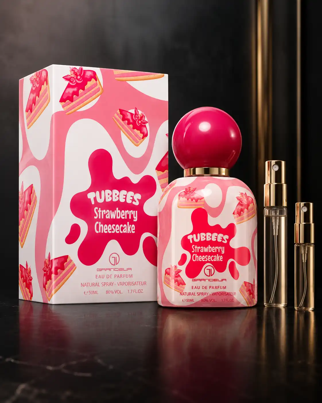 GRANDEUR TUBBEES STRAWBERRY CHEESECAKE